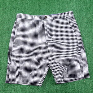 GAP FOR GOOD BLACK WHITE GINGHAM CHECK SEERSUCKER SHORTS MENS SIZE 30